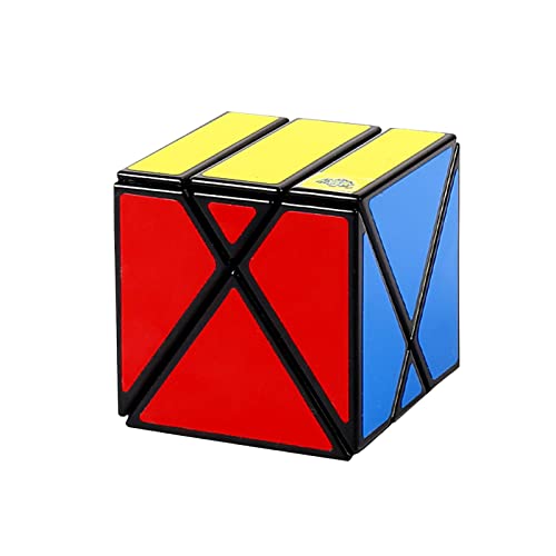 Tropibed X Zauberwürfel Schwarz X Würfel 3D Puzzle Spiele für Kinder Erwachsene Brain Teaser Puzzle Cube von Tropibed