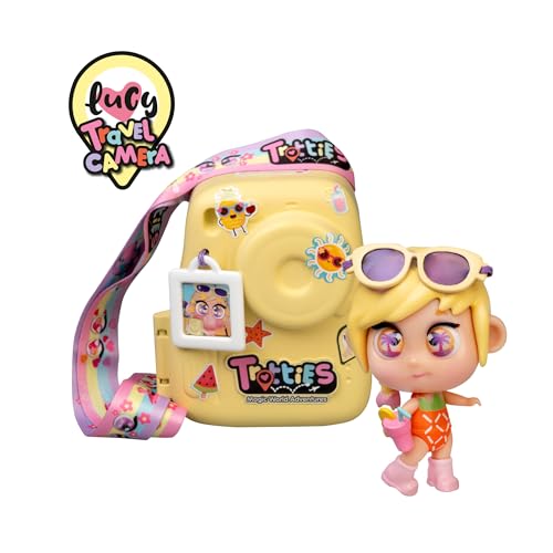 Trotties – Mini Travel Camera – Lucy, Tasche in Kamera-Form mit Minipuppe Lucy für Kinder und Kinder ab 3 Jahren, berühmt (TFT21100) von Trotties