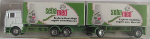 TRUCK SEBA Med Nr.01 - Tägliche Hautpflege beginnt beim Waschen - Man F90 - Hängerzug Oldie von TRUCK