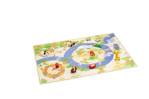 Sevi 82625 - Spielpuzzle Safari mit Figuren von Trudi