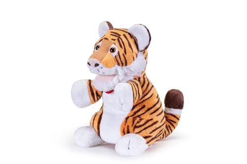 Tigerpuppe Trudi | Plüschpuppen für Theateraufführung, Geburtstagsgeschenk | 16x24x17cm Grosse S | Puppets | Modell 29318 von Trudi