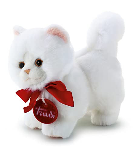 Trudi , Trudino Persian Cat: plush white kitten , Christmas, baby shower, birthday or Christening gift for kids, Plush Toys , Suitable from birth von Trudi