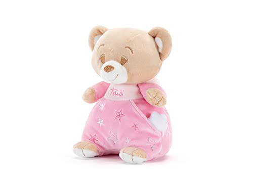 Trudi Hase mit rosa Kleid Plüsch und Doudou für Babys. Baby-Teddybären für Kinder. Neugeborenengeschenk für die ersten Monate | 12x18x11cm Größe S | Baby Star | Modell 18175 von Trudi