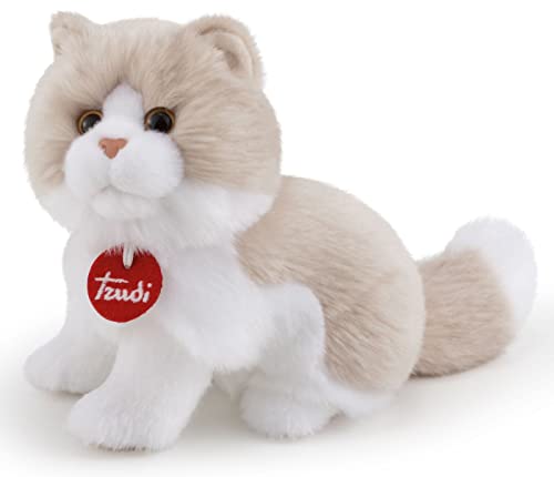 Trudi Gatto Giada Gatto Peluche gioco, Regalo di Natale e Compleanno, riproduzione realistica | 11x18x23cm Taglia S | Classici Gatti Peluche | Modello 21036 von Trudi