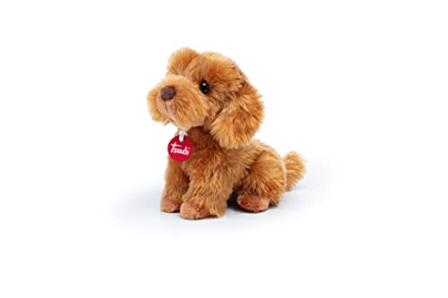 Trudi 22332 Italy Pudel Toy Oliver sitzend, Braun, S von Trudi