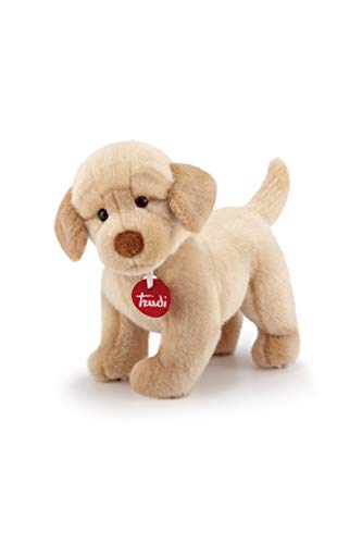 Trudi 22872 Klassik Plüschhund Labrador Liam ca. 19 cm, Größe S, hochwertiges Stofftier mit weichen Materialien, Plüschtier mit realistischen Details, waschbar, Kuscheltier für Kinder, Beige von Trudi