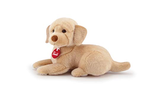 trudi 22873 Perros clásicos Klassik Plüschhund Labrador Liam ca. 21 cm, Größe S, hochwertiges Stofftier mit weichen Materialien, Plüschtier mit realistischen Details, waschbar, Kuscheltier für Kinder von Trudi