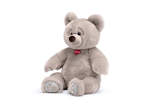 Trudi Klassik 25644 Plüschtier Teddybär Brando 35 x 50 x 38 cm, Größe XL, hochwertiges Stofftier mit weichen Materialien, Plüschfigur mit realistischen Details, waschbar, Kuscheltier für Kinder, Beige von Trudi