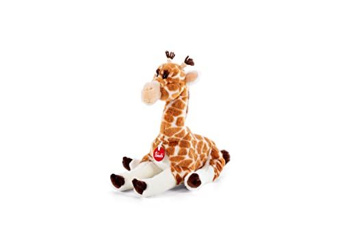 Giraffe Geltrude Trudi | Exotisches Plüschgiraffe, Weihnachts- und Geburtstagsgeschenk. | 24x30x34cm Grosse M | Tropische exotische Tiere | Modell 27140 von Trudi