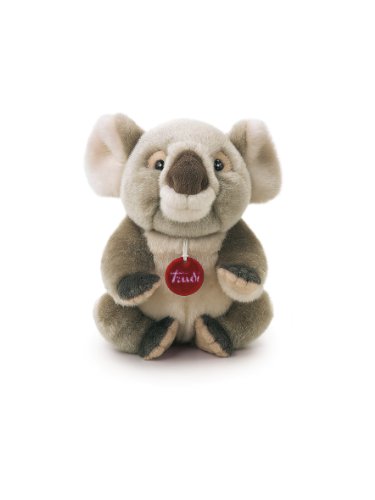 Trudi 27751 Klassik Plüschtier Koala Jamin Plüschfigur mit realistischen Details, waschbar, Kuscheltier für Kinder, Grau ca. 15 x 20 x 12 cm von Trudi