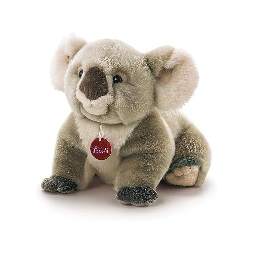 Trudi 27752 Klassik Plüschtier Koala Jamin ca. 22 cm, Größe M, hochwertiges Stofftier mit weichen Materialien, Plüschfigur mit realistischen Details, waschbar, Kuscheltier für Kinder, Grau von Trudi