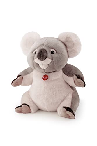 Trudi 27753 Klassik Plüschtier Koala Jamin ca. 49 cm, Größe XL, hochwertiges Stofftier mit weichen Materialien, Plüschfigur mit realistischen Details, waschbar, Kuscheltier für Kinder, Grau von Trudi