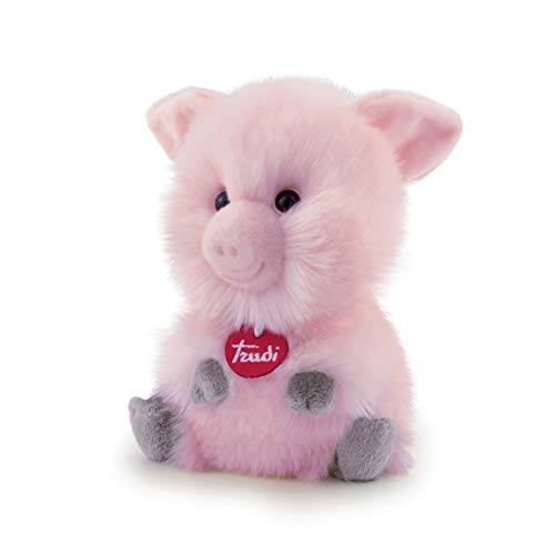 Trudi Fluffy Schwein Plüschtier Weihnachts- und Geburtstagsgeschenk | 15x20x10cm | S | Fluffies | Modell 29196 von Trudi