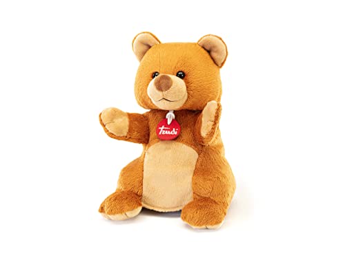 Trudi 29308 Bär Plüsch Handpuppe, Braun, S von Trudi