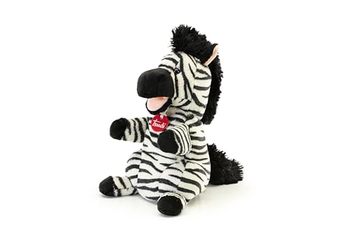 Trudi 29309 Zebra Plüsch Handpuppe, Schwarz, Weiß, S von Trudi