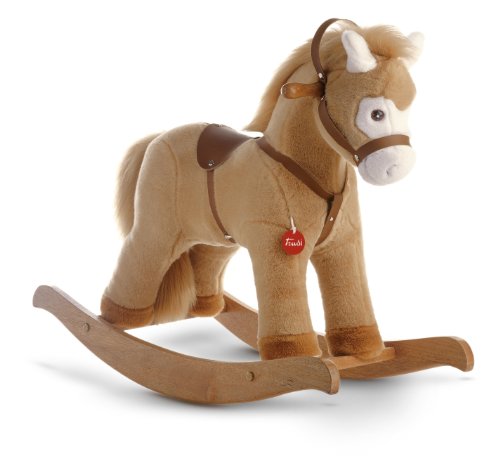 Trudi 29703 8006529297039 Animals Rocking Horse Beige Jumbo, Multicoloured von Trudi