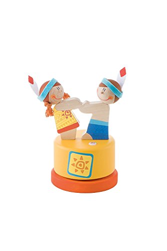 Trudi 8003444829314 - Little Indians Spieldose, Mehrfarbig von Trudi