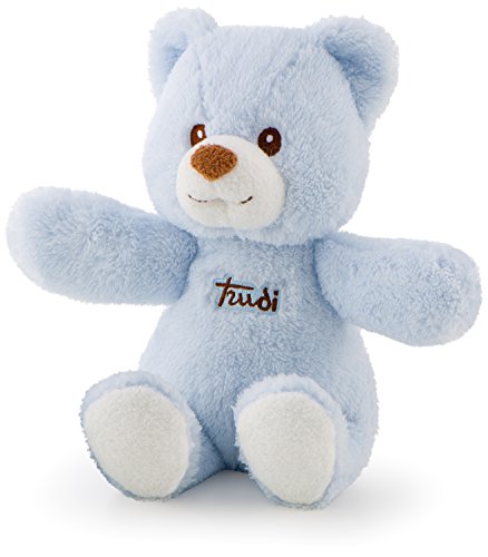 Trudi Bär Cremino Blau Plüschtiere und Doudou-Spieluhren für Babys. Baby-Teddybären für Kinder. Neugeborenengeschenk für die ersten Monate | 20x27x11cm Größe S | Baby Cremino | Modell 18123 von Trudi