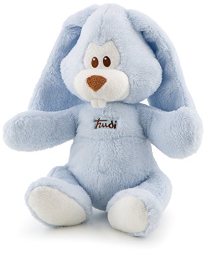 Trudi Hase Cremino Blau Plüschtiere und Doudou-Spieluhren für Babys. Baby-Teddybären für Kinder. Neugeborenengeschenk für die ersten Monate | 26x36x14cm Größe M | Baby Cremino | Modell 18132 von Trudi