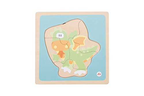 Trudi 82953-4in1 Draghetto Puzzle, 15 x 2 x 15 cm von Trudi