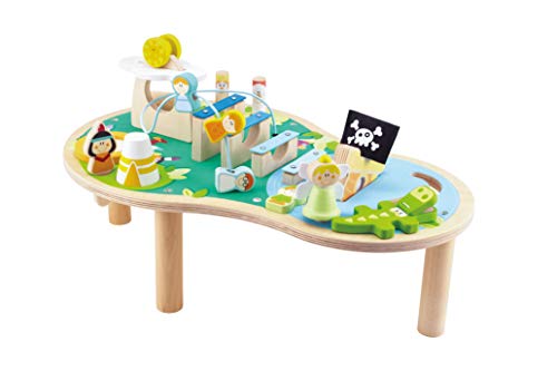 Musikalischer Tisch Magische Insel | Sevi | Kindermusikspiele. Um Spielen zu Lernen | 56x28x37cm | Musikinstrumente aus Holz | Modell 83074 von Trudi