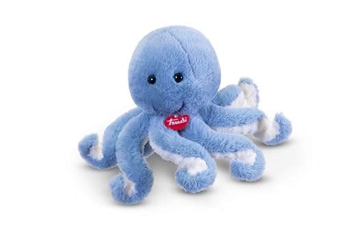 Trudi Blaue Oktopus Plüsch-Meeresgeschenke, Unterwassertiere und Strand | 11x24x11cm Größe S | Sealife Depth | Modell 26576 von Trudi