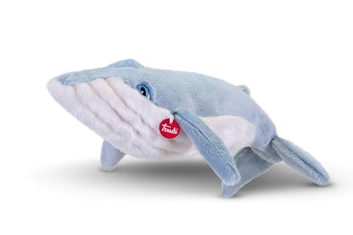 Trudi Blauwal Plüsch-Meeresgeschenke, Unterwassertiere und Strand | 53x14x20cm Größe M | Sealife Depth | Modell 26572 von Trudi