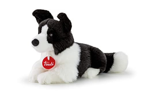 trudi TUDN7000 Animals Klassik Plüschtier Border Collie Scott ca. 25 cm lang, Größe S, hochwertiges Stofftier mit weichen Materialien, mit realistischen Details, waschbar, Kuscheltier für Kinder von Trudi