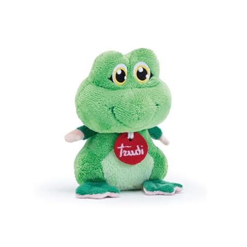 Trudi Friends Kleiner Plüschfrosch, Trudino Geburtstagsgeschenk | 10x14x11cm Größe XS | Trudini-Freunde | Modell 29482 von Trudi