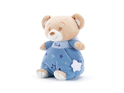 Trudi Hase mit blauem Kleid Plüsch und Doudou für Babys. Baby-Teddybären für Kinder. Neugeborenengeschenk für die ersten Monate | 12x18x11cm Größe S | Baby Star | Modell 18174 von Trudi