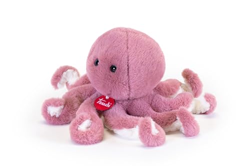 Trudi Rosa Oktopus Plüsch-Meeresgeschenke, Unterwassertiere und Strand | 11x24x11cm Größe S | Sealife Depth | Modell 26575 von Trudi