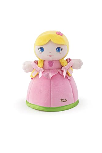 Trudi Rosa Puppe Dolls Prinzessin Plüsch. Stoffpuppe. Spiel für Mädchen. Geschenkidee für Kinder. | 13x18x9cm Größe XS Dolls | Modell TUDD7000 von Trudi