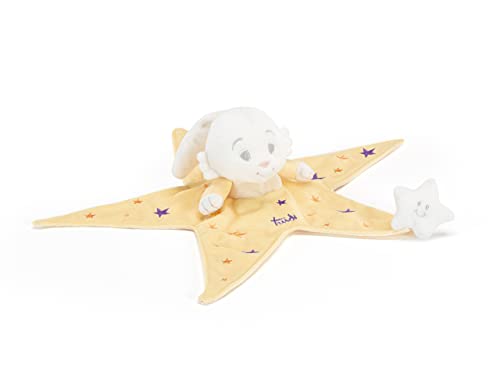 Trudi Schmusetuch Hase Plüsch und Doudou für Babys. Baby-Teddybären für Kinder. Neugeborenengeschenk für die ersten Monate | 37x12x32cm Größe S | Baby Star | Modell 18176 von Trudi