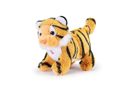 Trudi Sw Col Tiger Mini-Plüschtier für Auto oder Schlüsselanhänger, 9,5X7,5X4,5cm Grosse XXS | Sweet Collection | Modell 55487 von Trudi