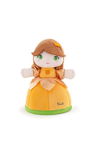 Trudi Tulpe Puppe Dolls Prinzessin Plüsch. Stoffpuppe. Spiel für Mädchen. Geschenkidee für Kinder. | 13x18x9cm Größe XS Dolls | Modell TUDD2000 von Trudi