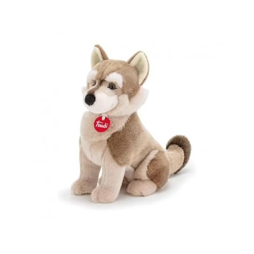 Trudi 24040 Park Collection Wolf Plüschtier, Grau, M von Trudi