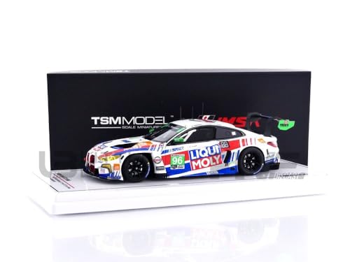 True Scale Miniatures TSM430748 - B-M-W M4 GT3#96 Turner Motorsports 2nd Place IMSA GTD 12H Sebring 2023 - maßstab 1/43 - Modellauto von True Scale Miniatures