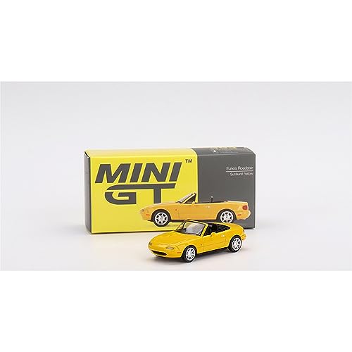 Mini GT Eunos Roadster Sunburst Yellow RHD 1:64 Druckguss-Sammlermodell MGT00393-R von Truescale Miniatures