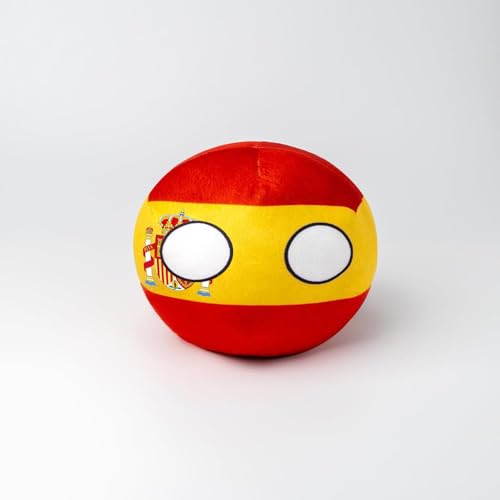 Countryball Polandball Plüschtier Kissen mit Flaggenmuster, 7,87 und 3,74 Zoll, Kindergeschenk von Truepollandball