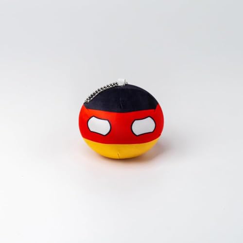 Countryball Polandball Plüschtier Kissen mit Flaggenmuster, 7,87 und 3,74 Zoll, Kindergeschenk von Truepollandball