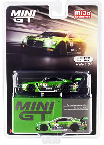 True Scale Miniatures MGT00238 Bentley Continental GT3 (RHD) #7 Winner Liqui-Moly Bathurst 12 Stunden (2020) Ltd Ed, 1800 Stück von Truescale Miniatures