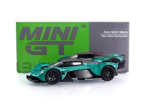 TrueScale Miniatures Mini GT 1/64 Aston Martin Valkyrie Aston Martin Racing Green Left Handle Fertigprodukt von Truescale Miniatures