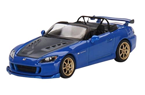 TrueScale Miniatures Mini GT 1/64 Honda S2000 (AP2) Infinite Monte Carlo Blue Pearl (rechter Griff) Fertiges Produkt von Truescale Miniatures