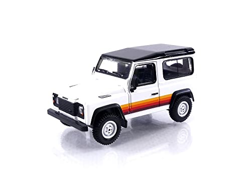 TrueScale Miniatures Mini GT Land Defender 90 Wagon White (LHD) MGT00378-L von Truescale Miniatures