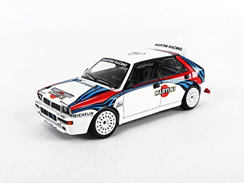 Truescale Miniatures Mini GT - Miniatur Sammelauto, MGT00300-L, White/Red/Blue von Truescale Miniatures