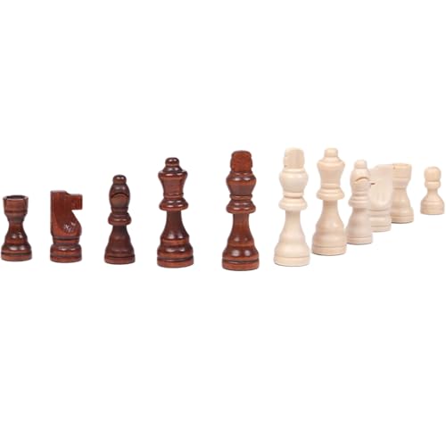 32pcs Wood International Schachstücke Handgeschnitzt Schachspiel Bauern Figurstücke Schachbrettzubehör Dauern Internationale Schachfiguren Brettspiel Anfänger Schach 32pcs Wood International Schachstücke Handgeschnitzt Schachspiel Bauern Figurstücke Schachbrettzubehör Dauern Internationale Schachfiguren Brettspiel Anfänger Schach von Trufolxiaz