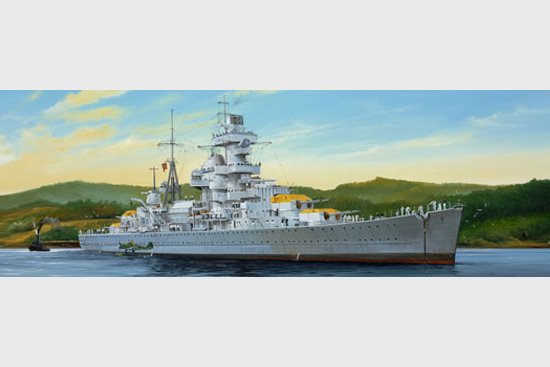 German Cruiser Admiral Hipper 1941 von Trumpeter