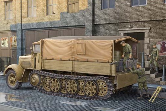 German Sd.Kfz.7 Mittlere Zugkraftwagen8t Late Version von Trumpeter