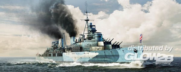 HMS Belfast 1942 von Trumpeter