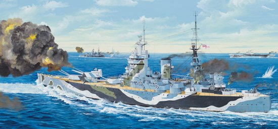 HMS Nelson 1944 von Trumpeter